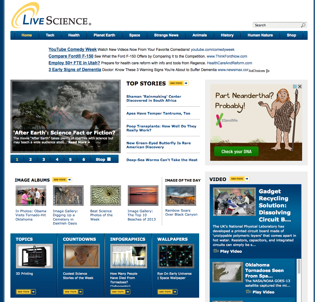 science connected articles or reviews present events science corresponding articles or blog posts current events